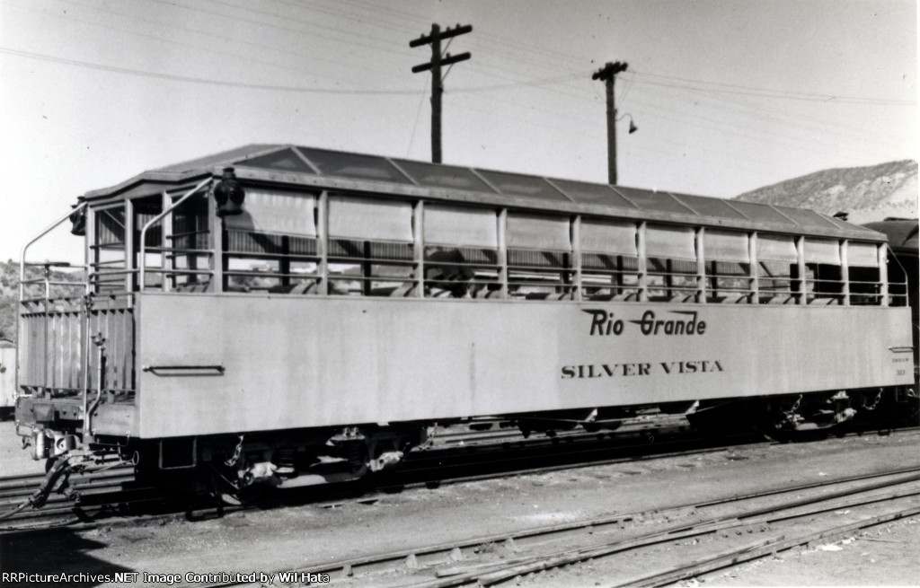 Rio Grande Open Observation Car 317 "Silver Vista"